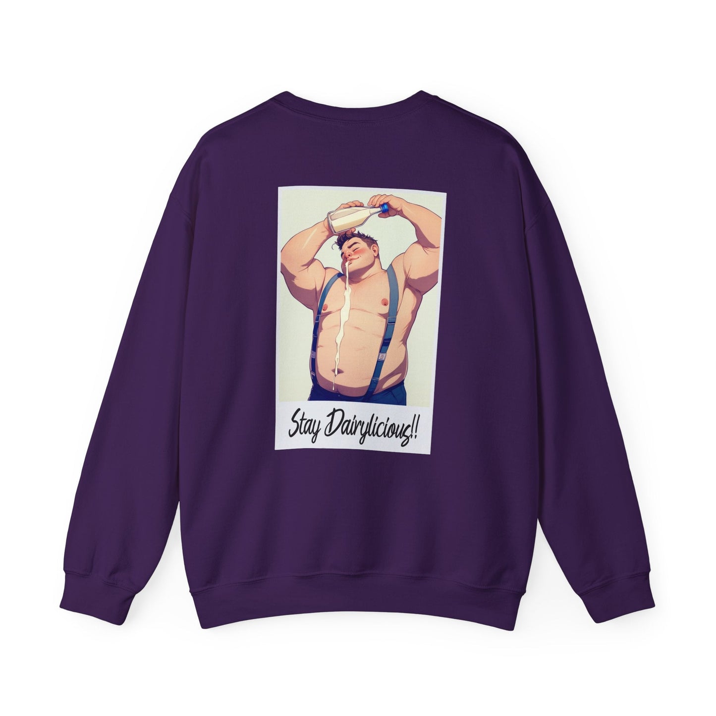 Stay Dairylicious Sweatshirt - Bold and Dairy - Inspired Style - Sweatshirt - The Lucky Wombat