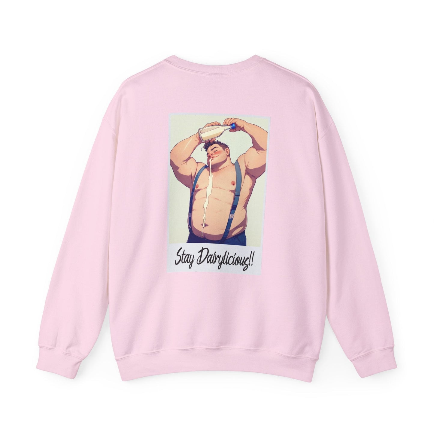 Stay Dairylicious Sweatshirt - Bold and Dairy - Inspired Style - Sweatshirt - The Lucky Wombat