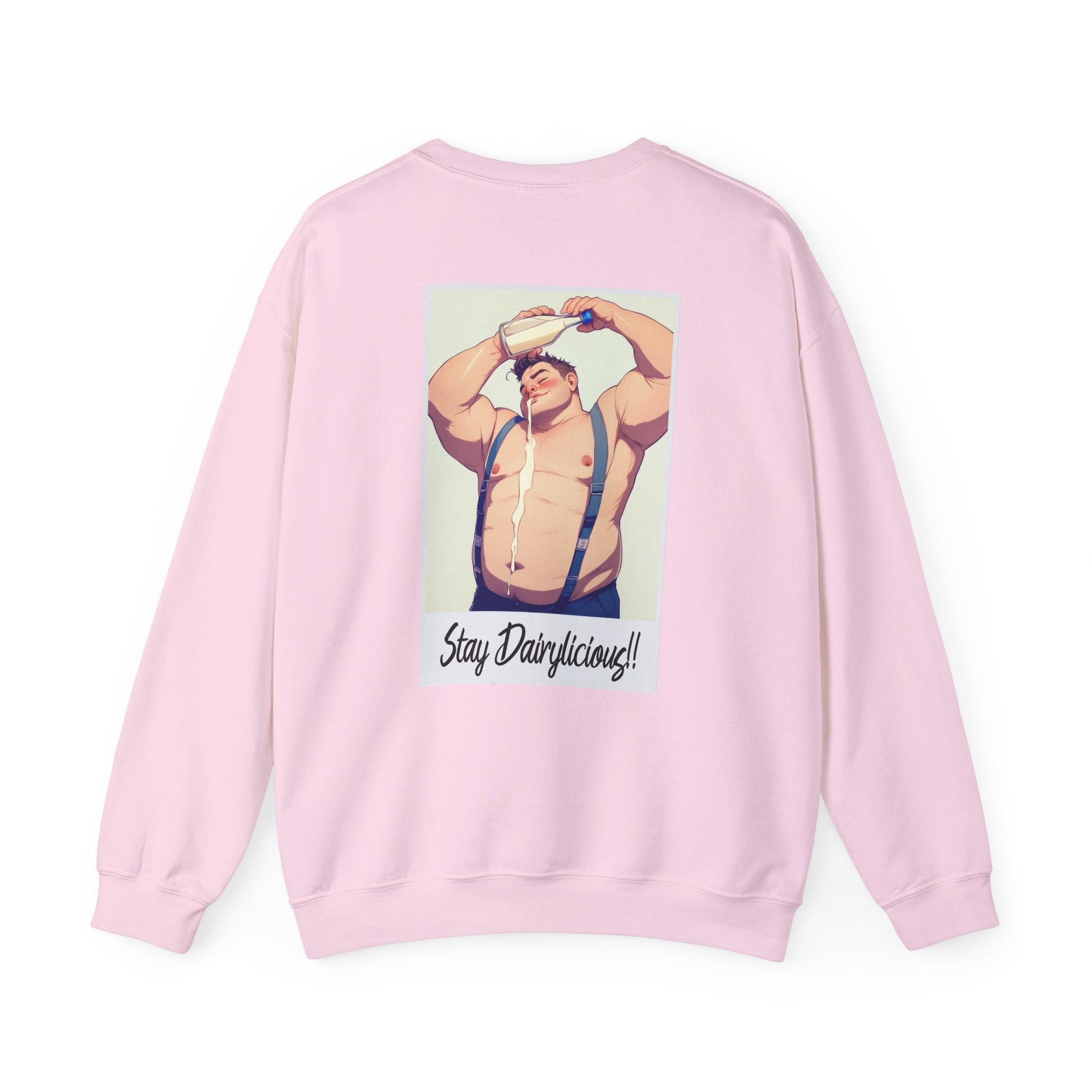 Stay Dairylicious Sweatshirt - Bold and Dairy - Inspired Style - Sweatshirt - The Lucky Wombat