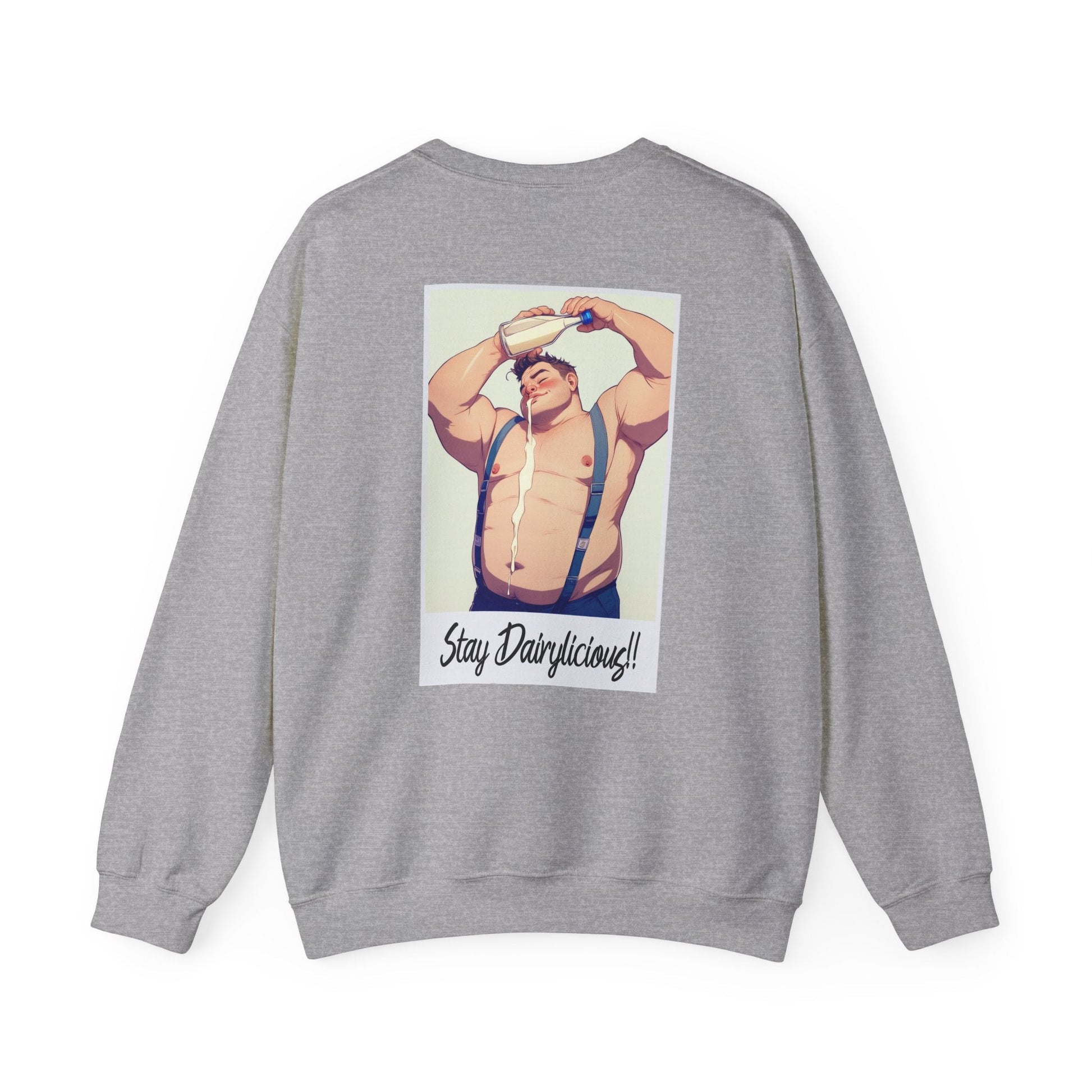 Stay Dairylicious Sweatshirt - Bold and Dairy - Inspired Style - Sweatshirt - The Lucky Wombat