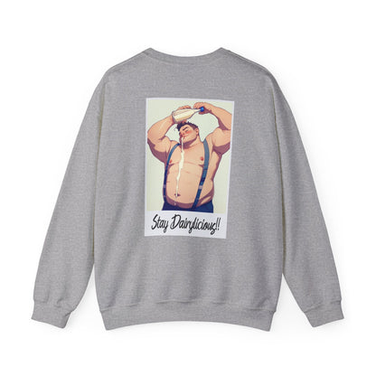 Stay Dairylicious Sweatshirt - Bold and Dairy - Inspired Style - Sweatshirt - The Lucky Wombat