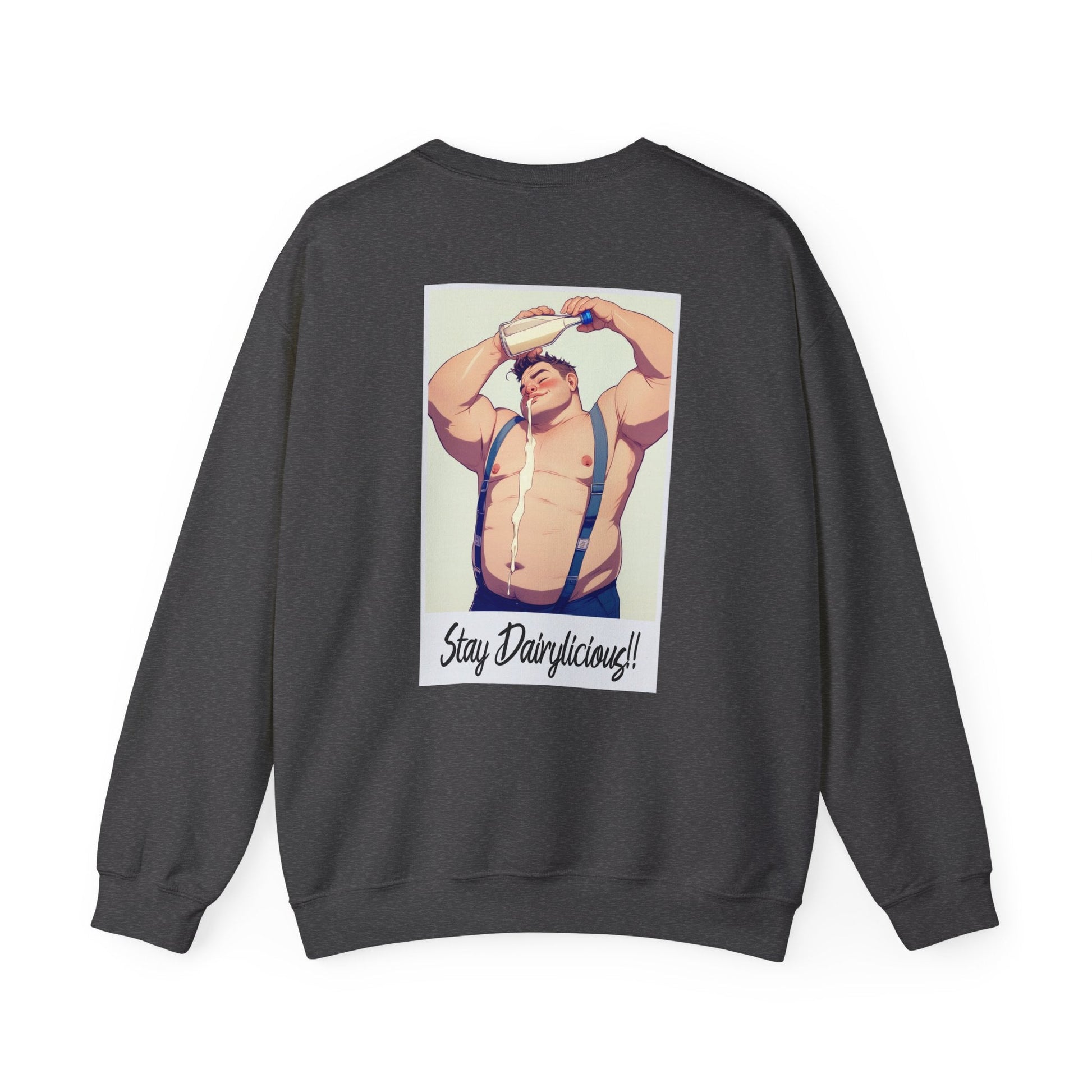 Stay Dairylicious Sweatshirt - Bold and Dairy - Inspired Style - Sweatshirt - The Lucky Wombat