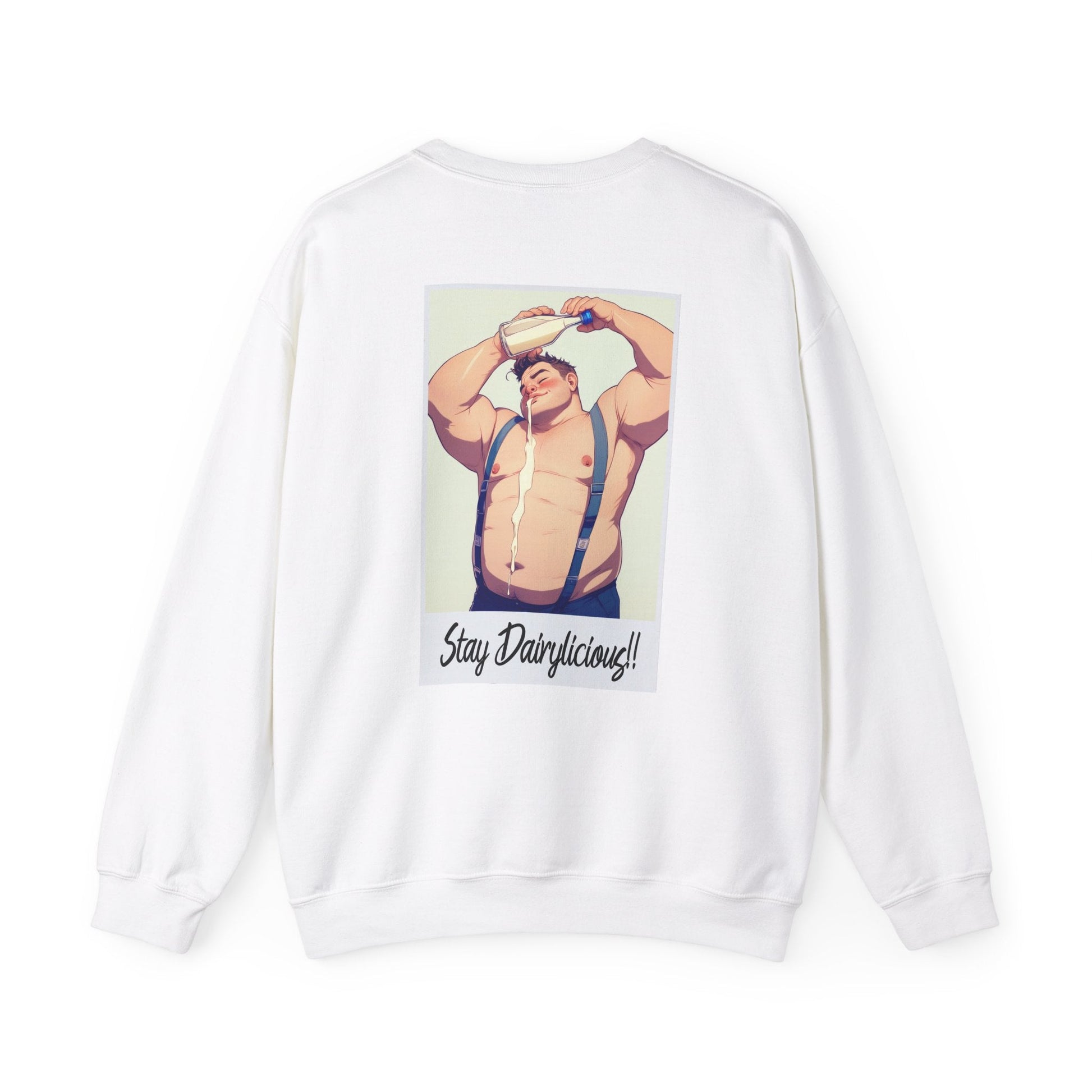 Stay Dairylicious Sweatshirt - Bold and Dairy - Inspired Style - Sweatshirt - The Lucky Wombat