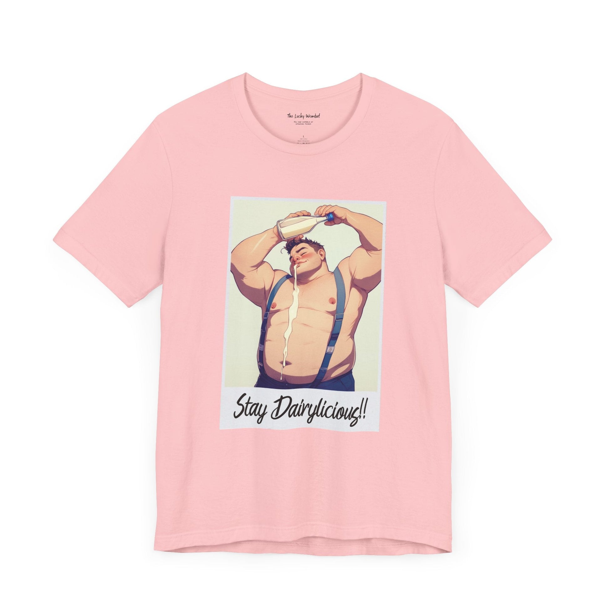 Stay Dairylicious T-Shirt - Bold, Fun, and Dairy - Inspired Style! - T-Shirt - The Lucky Wombat