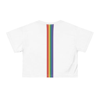 Sunglasses Rainbow - Stripes Back - Crop Top - All Over Prints - The Lucky Wombat