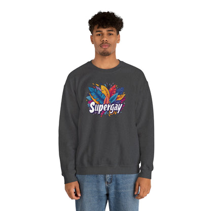 Supergay Unisex Sweatshirt - Sweatshirt - The Lucky Wombat