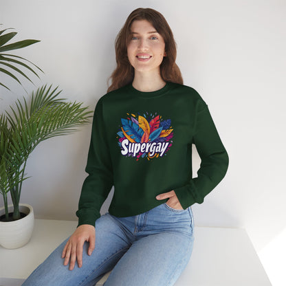 Supergay Unisex Sweatshirt - Sweatshirt - The Lucky Wombat