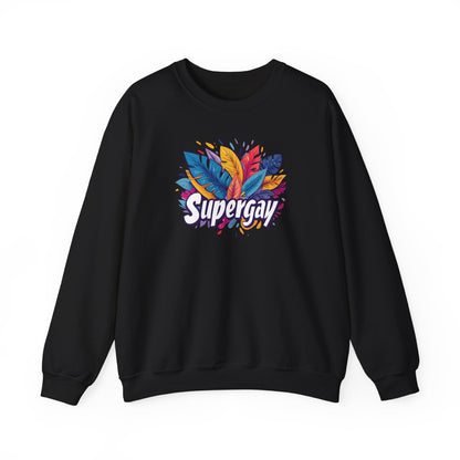 Supergay Unisex Sweatshirt - Sweatshirt - The Lucky Wombat