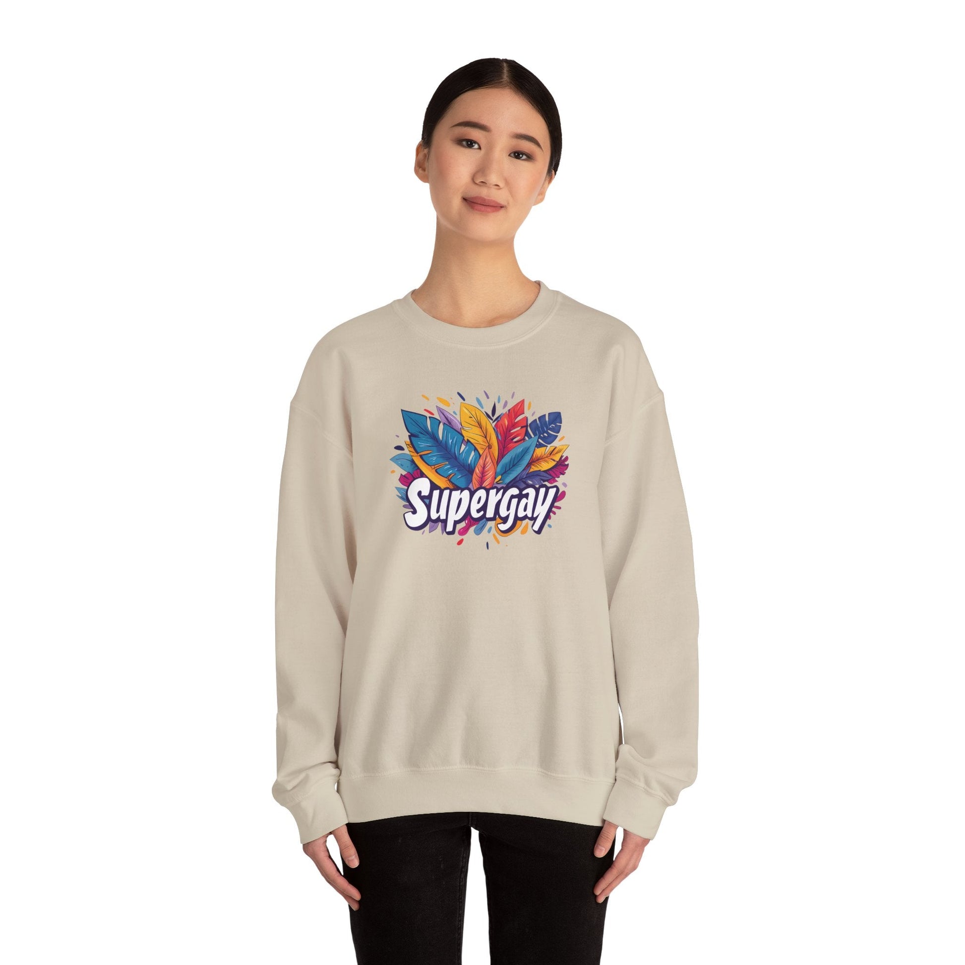 Supergay Unisex Sweatshirt - Sweatshirt - The Lucky Wombat