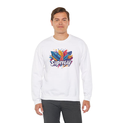Supergay Unisex Sweatshirt - Sweatshirt - The Lucky Wombat