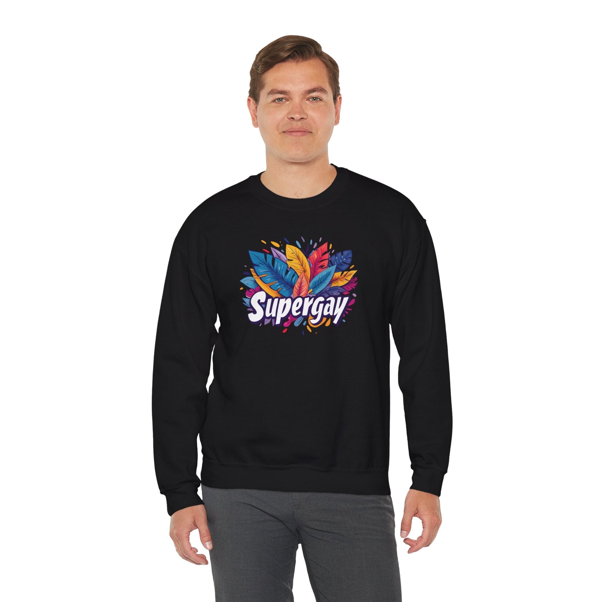 Supergay Unisex Sweatshirt - Sweatshirt - The Lucky Wombat