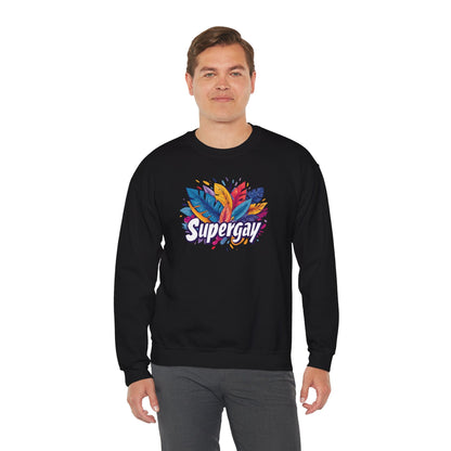 Supergay Unisex Sweatshirt - Sweatshirt - The Lucky Wombat