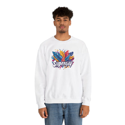 Supergay Unisex Sweatshirt - Sweatshirt - The Lucky Wombat