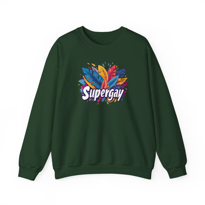 Supergay Unisex Sweatshirt - Sweatshirt - The Lucky Wombat