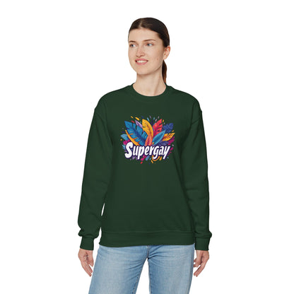 Supergay Unisex Sweatshirt - Sweatshirt - The Lucky Wombat