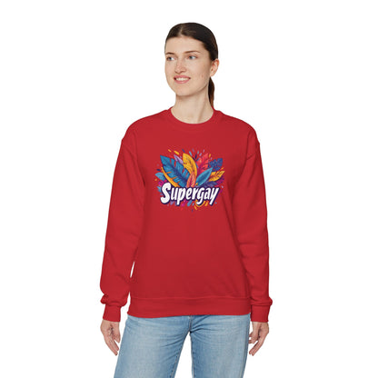 Supergay Unisex Sweatshirt - Sweatshirt - The Lucky Wombat