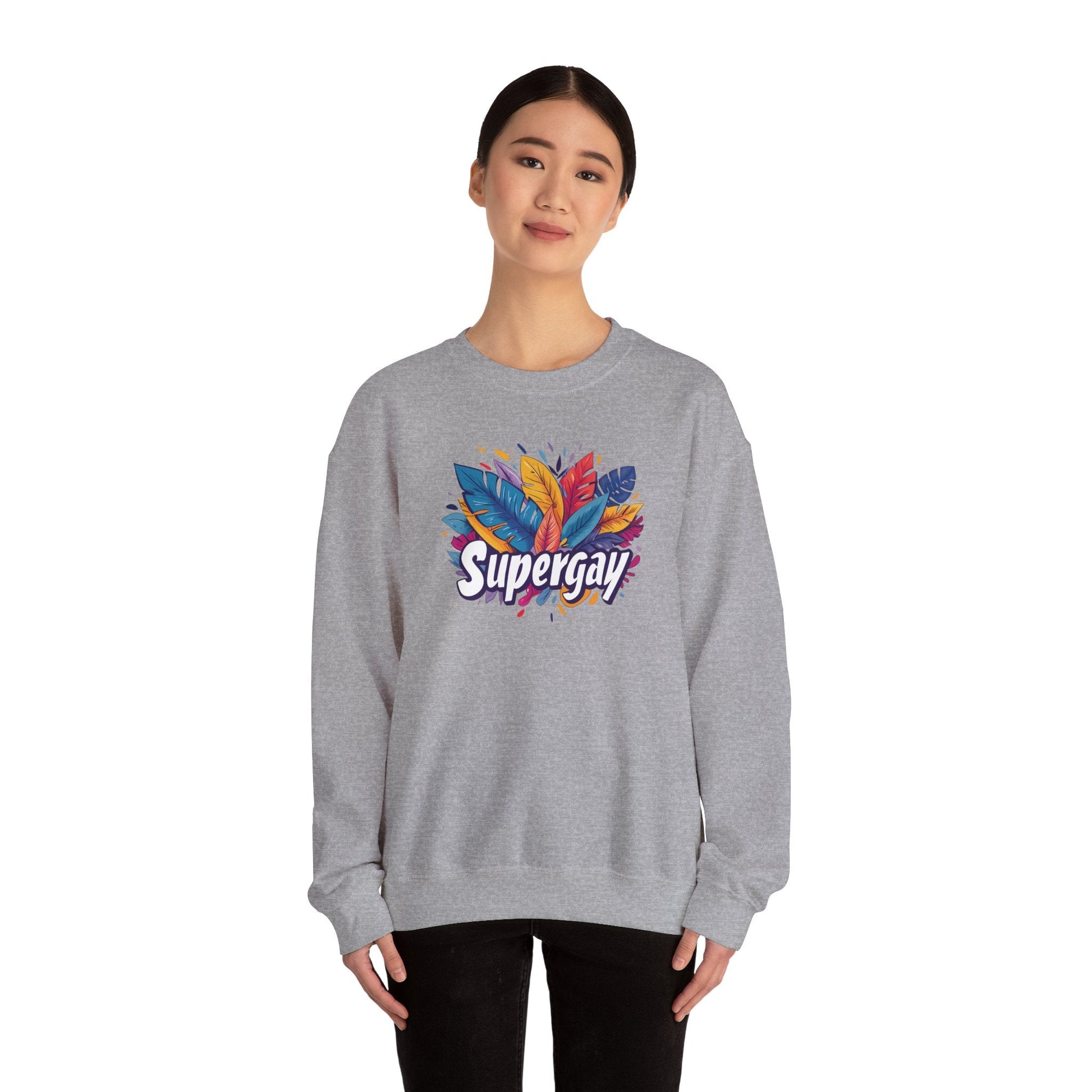Supergay Unisex Sweatshirt - Sweatshirt - The Lucky Wombat