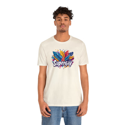 Supergay Unisex T-shirt - T-Shirt - Natural | The Lucky Wombat