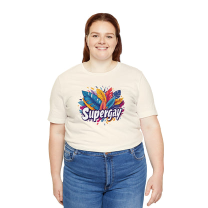Supergay Unisex T-shirt - T-Shirt - Natural | The Lucky Wombat