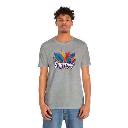 Supergay Unisex T-shirt - T-Shirt - Natural | The Lucky Wombat