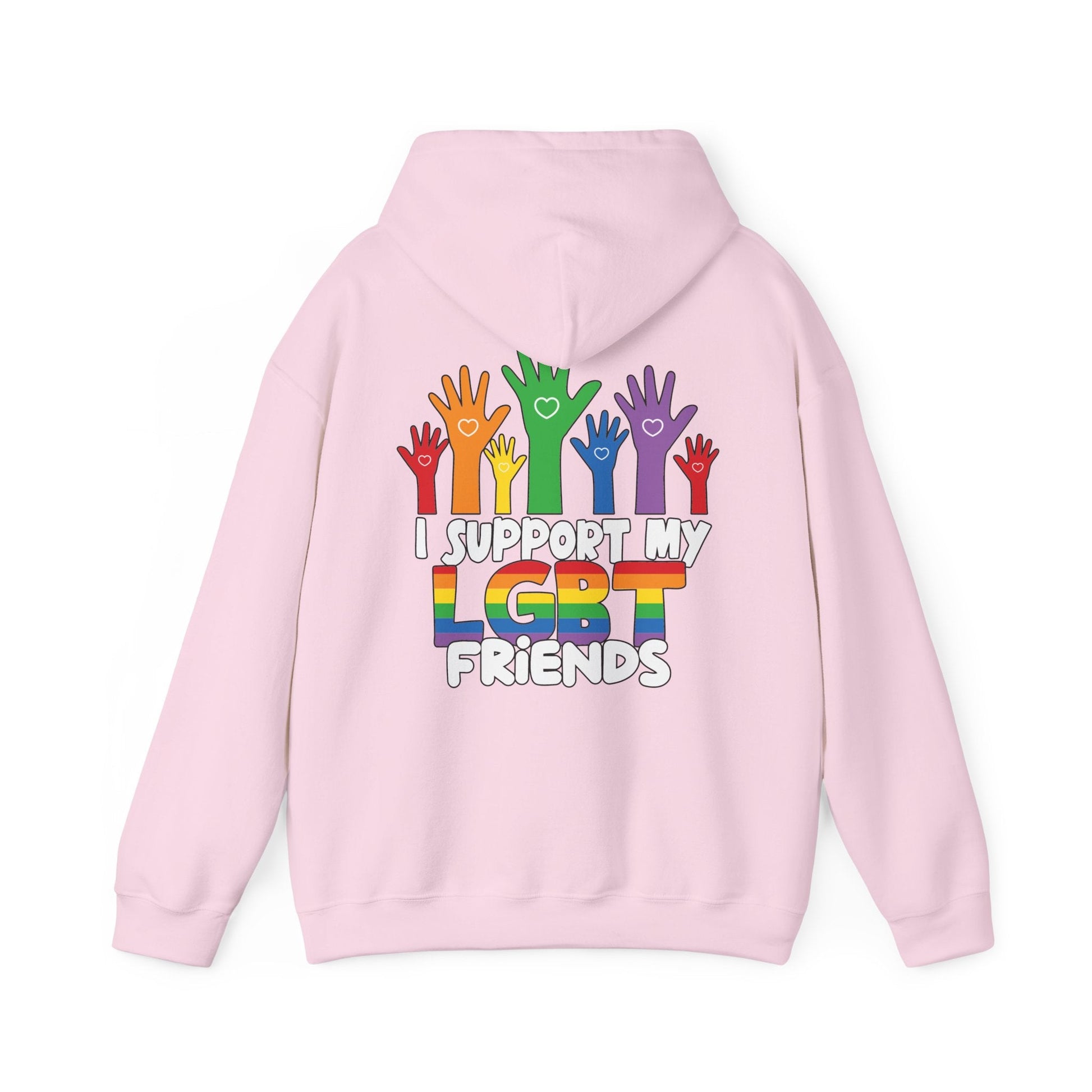 Support My LGBT Friends Hoodie - Hoodie - The Lucky Wombat