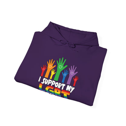 Support My LGBT Friends Hoodie - Hoodie - The Lucky Wombat