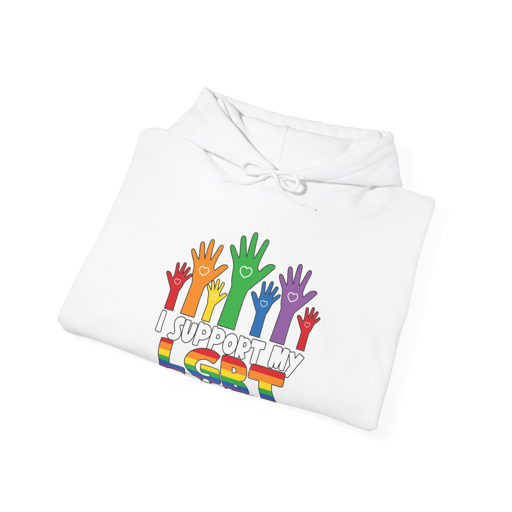 Support My LGBT Friends Hoodie - Hoodie - The Lucky Wombat