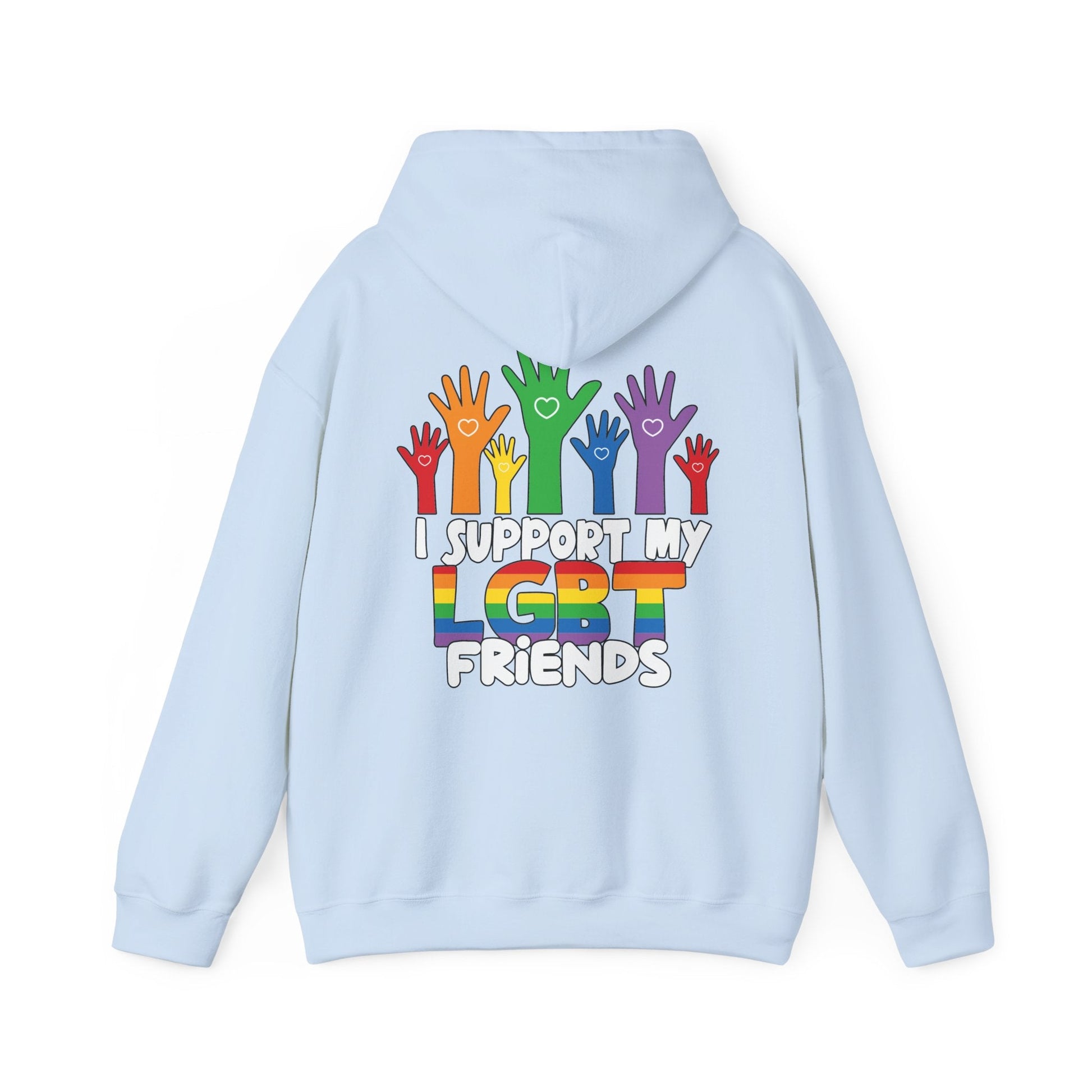 Support My LGBT Friends Hoodie - Hoodie - The Lucky Wombat