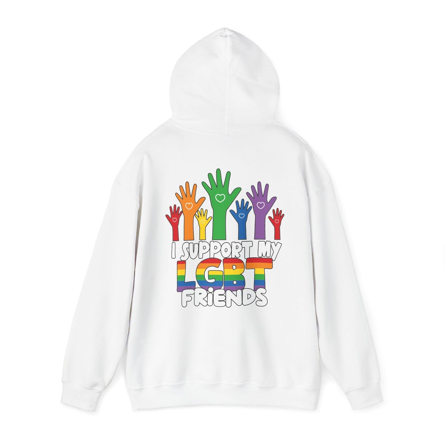 Support My LGBT Friends Hoodie - Hoodie - The Lucky Wombat