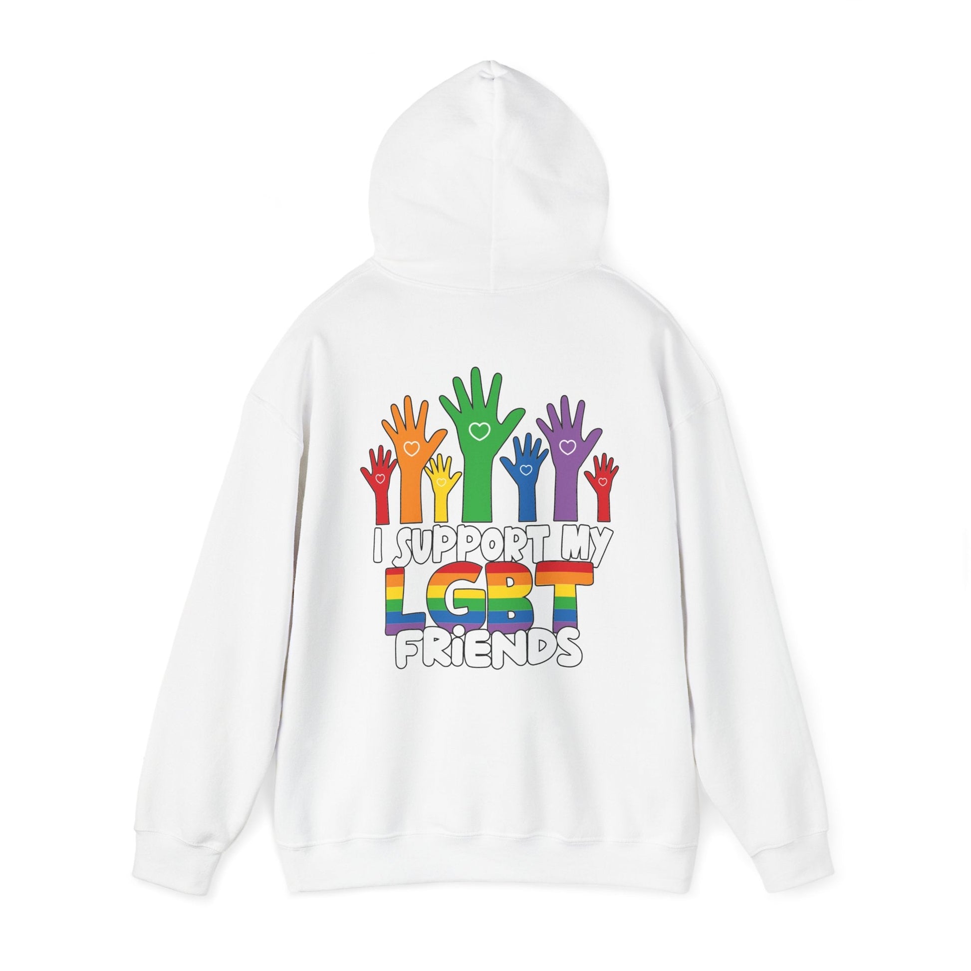 Support My LGBT Friends Hoodie - Hoodie - The Lucky Wombat