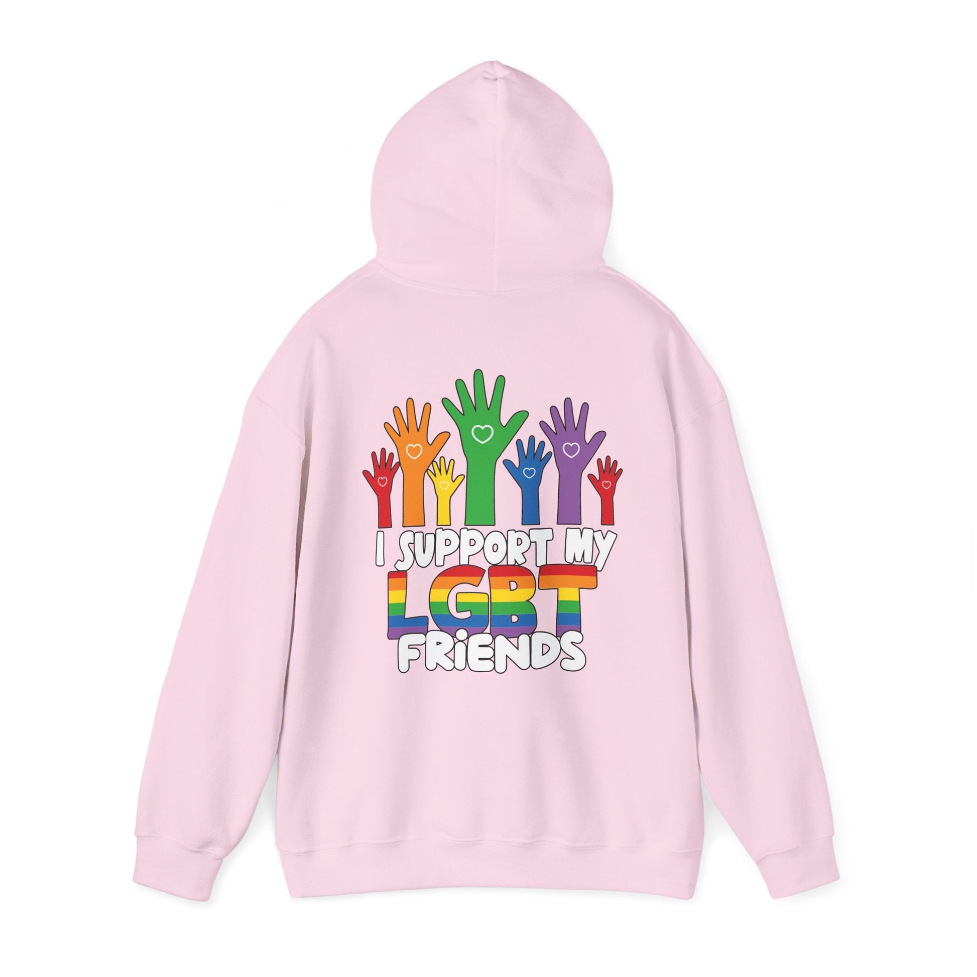 Support My LGBT Friends Hoodie - Hoodie - The Lucky Wombat