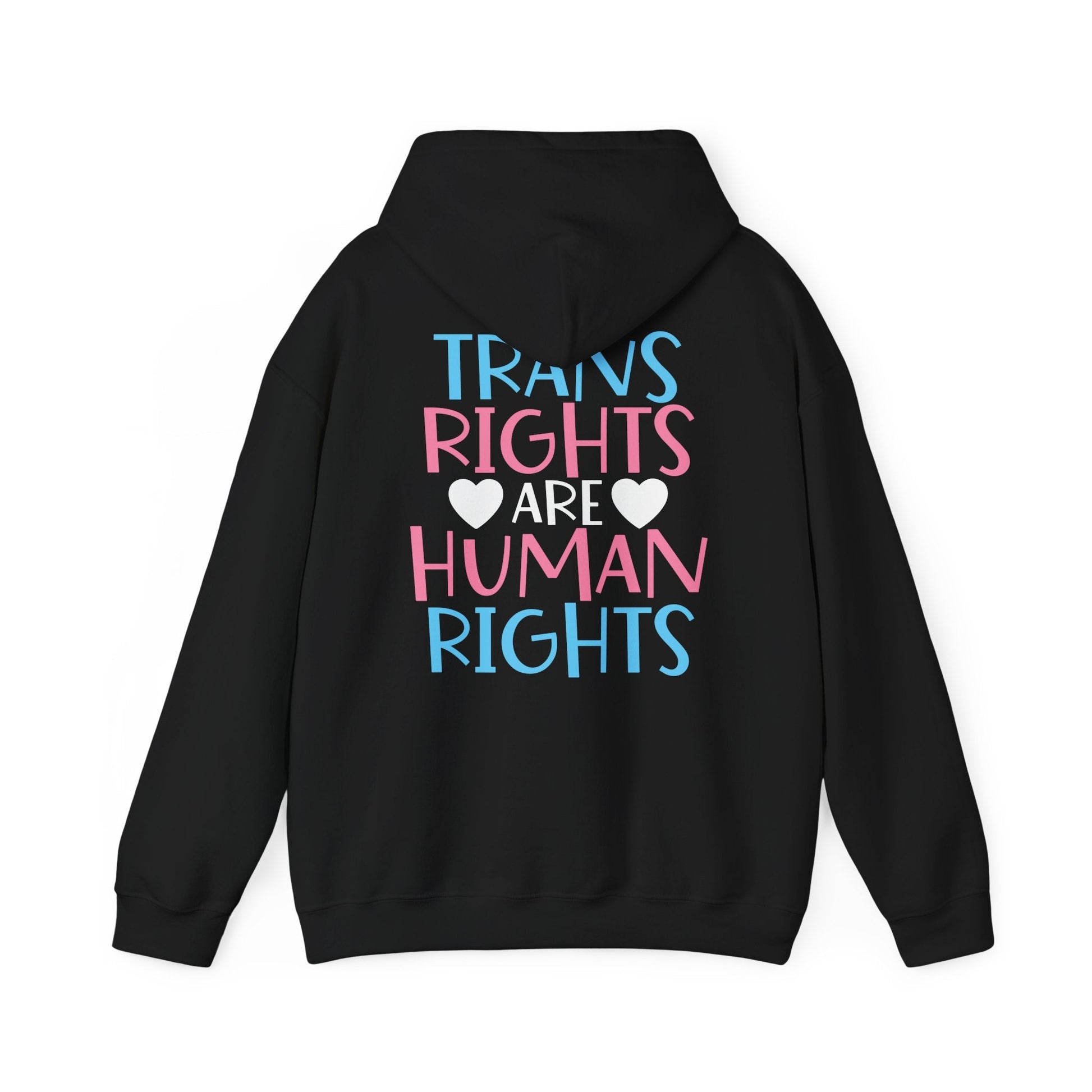 Trans Rights are Human Rights Hoodie - Hoodie - The Lucky Wombat