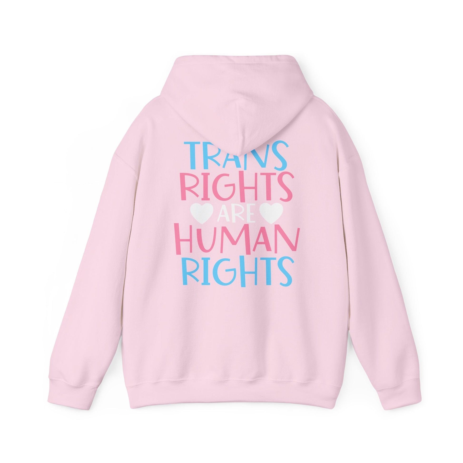 Trans Rights are Human Rights Hoodie - Hoodie - The Lucky Wombat