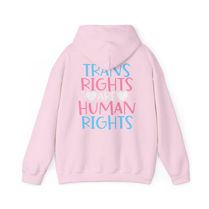 Trans Rights are Human Rights Hoodie - Hoodie - The Lucky Wombat