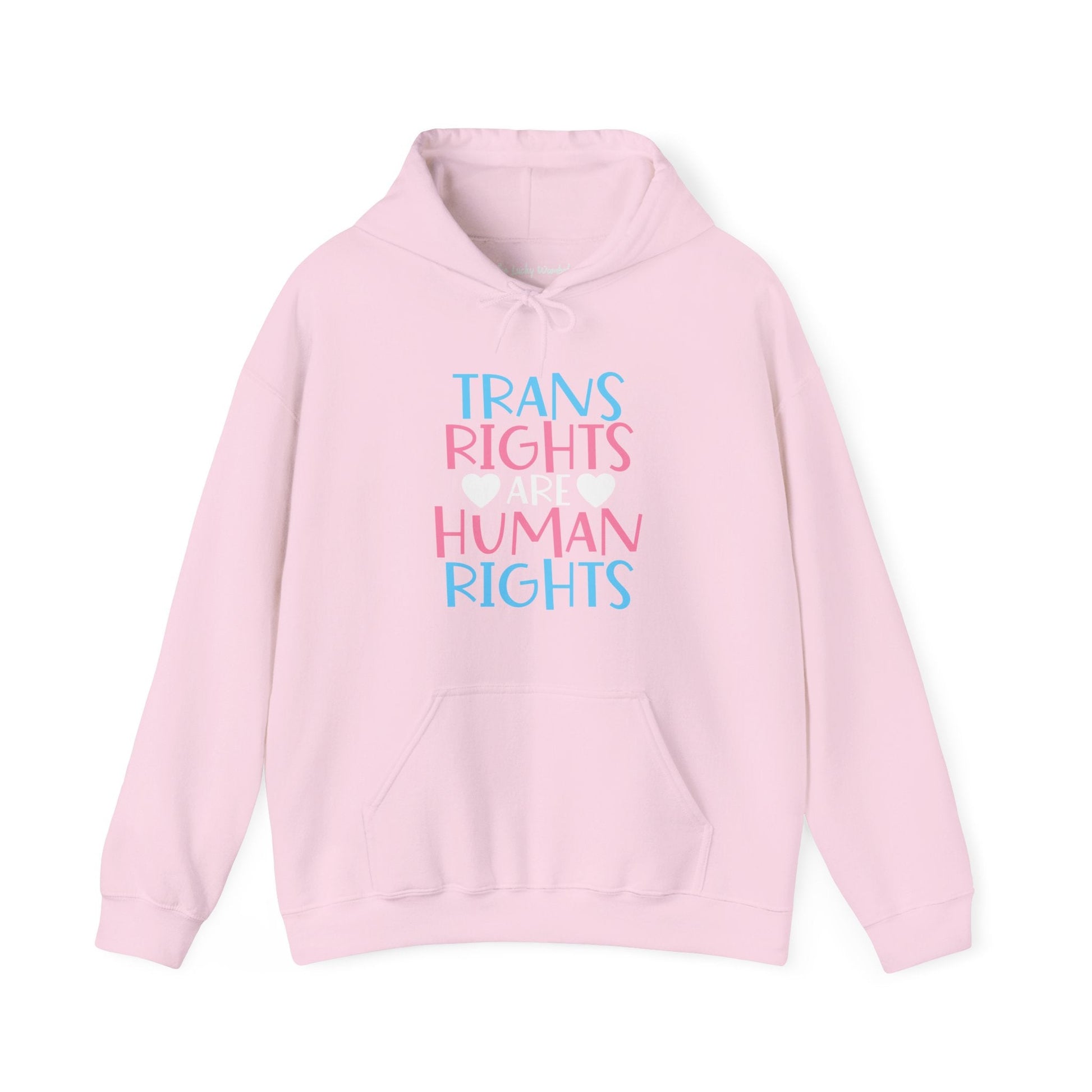 Trans Rights are Human Rights Hoodie - Hoodie - The Lucky Wombat