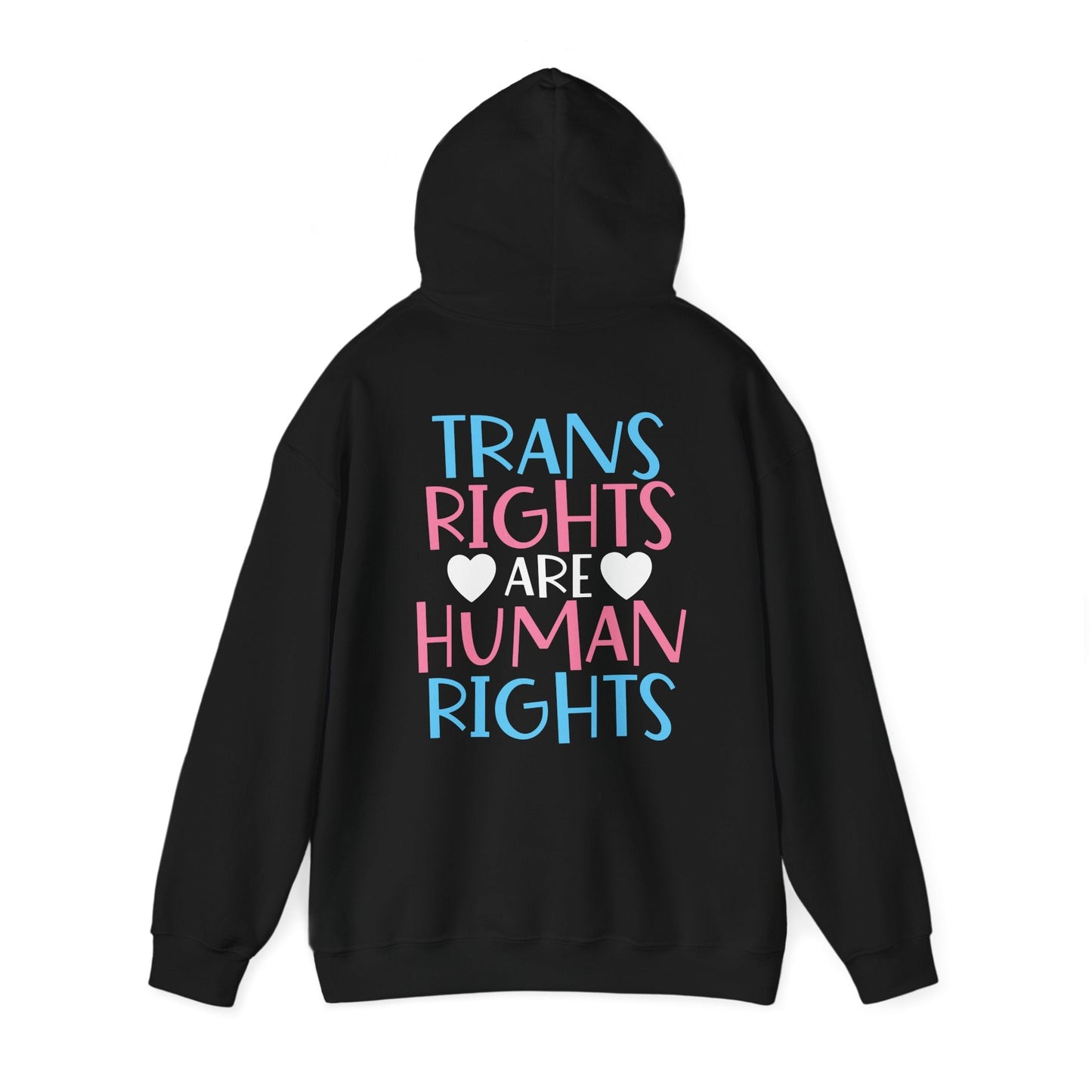 Trans Rights are Human Rights Hoodie - Hoodie - The Lucky Wombat