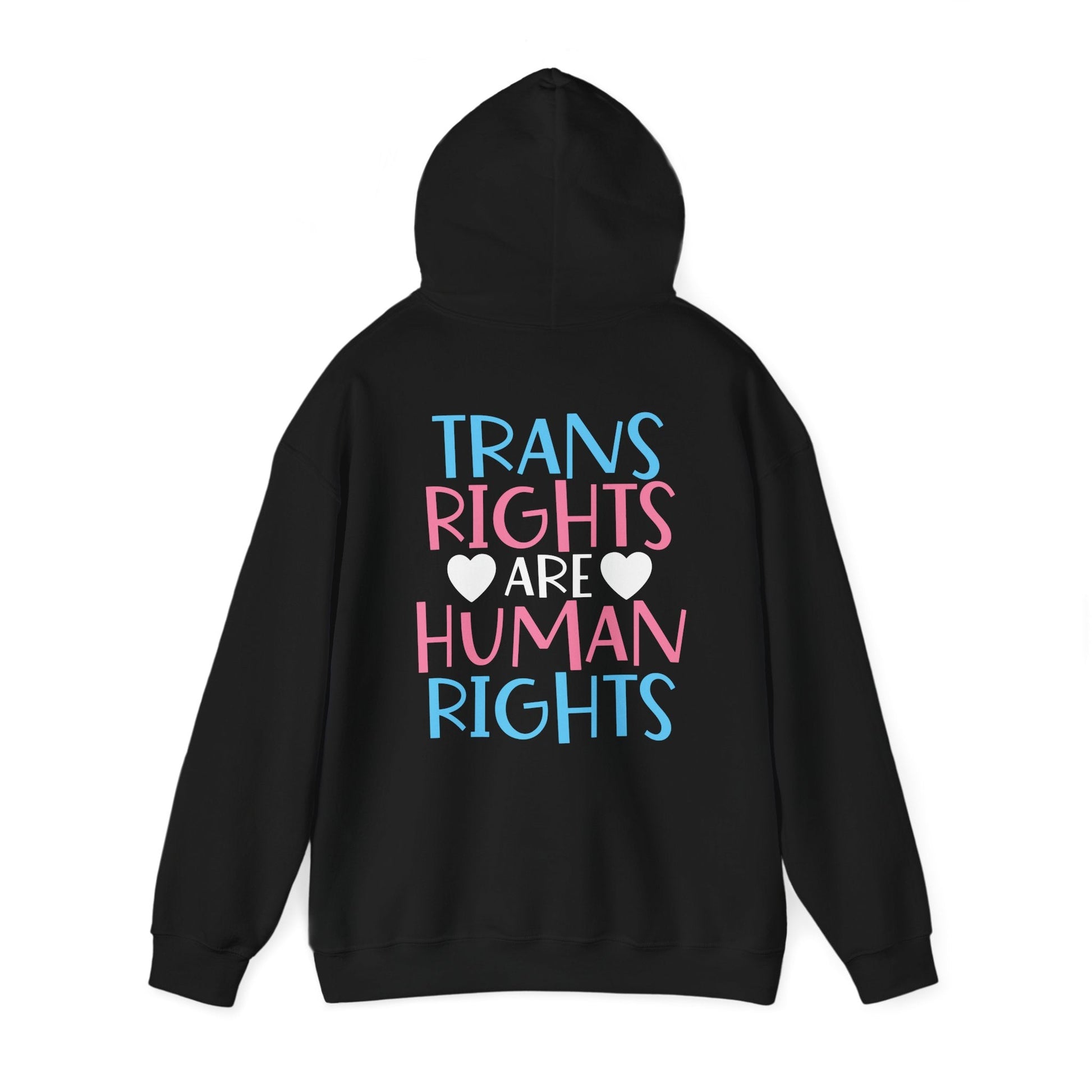 Trans Rights are Human Rights Hoodie - Hoodie - The Lucky Wombat