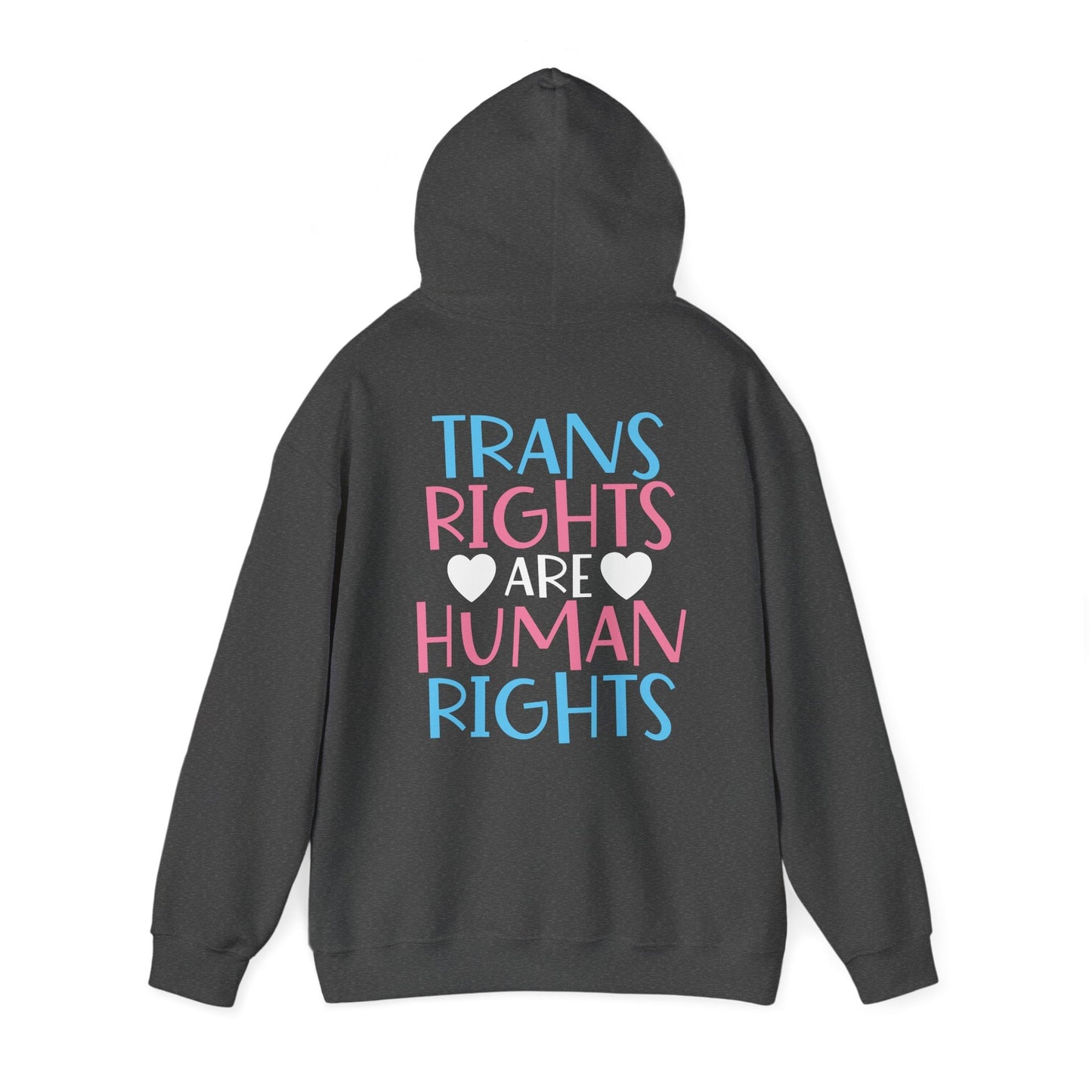 Trans Rights are Human Rights Hoodie - Hoodie - The Lucky Wombat