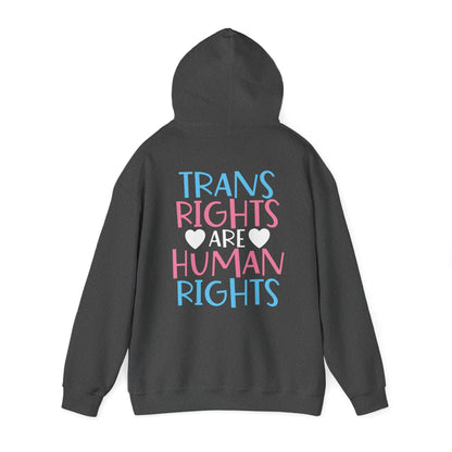 Trans Rights are Human Rights Hoodie - Hoodie - The Lucky Wombat
