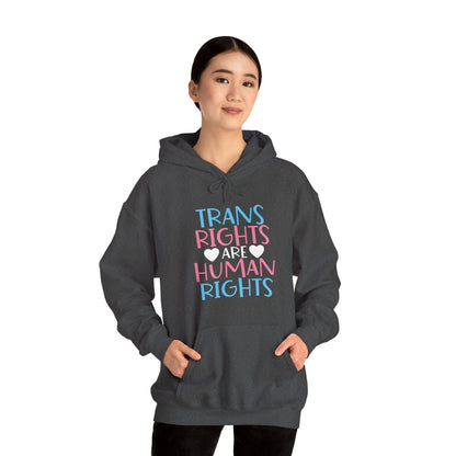 Trans Rights are Human Rights Hoodie - Hoodie - The Lucky Wombat