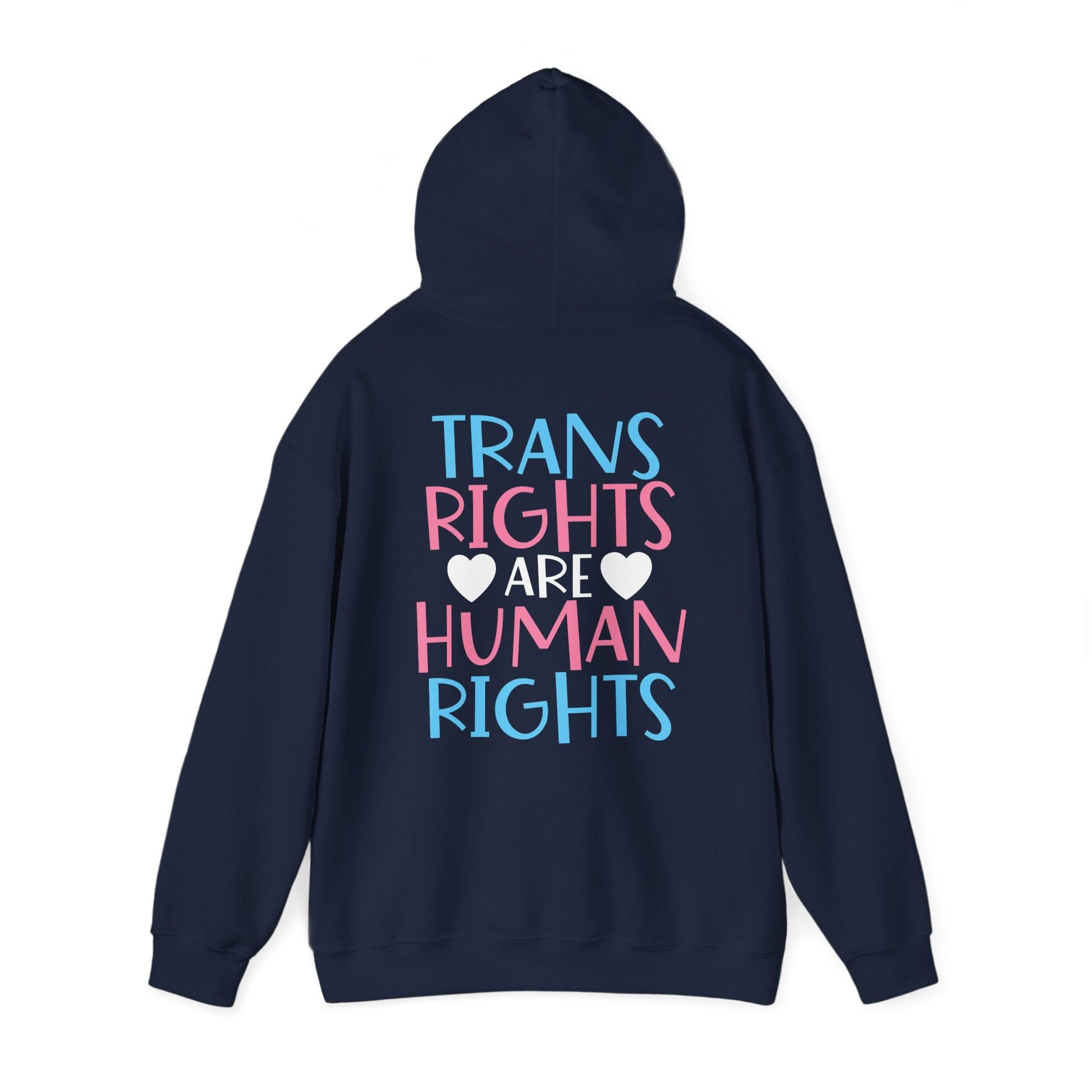 Trans Rights are Human Rights Hoodie - Hoodie - The Lucky Wombat