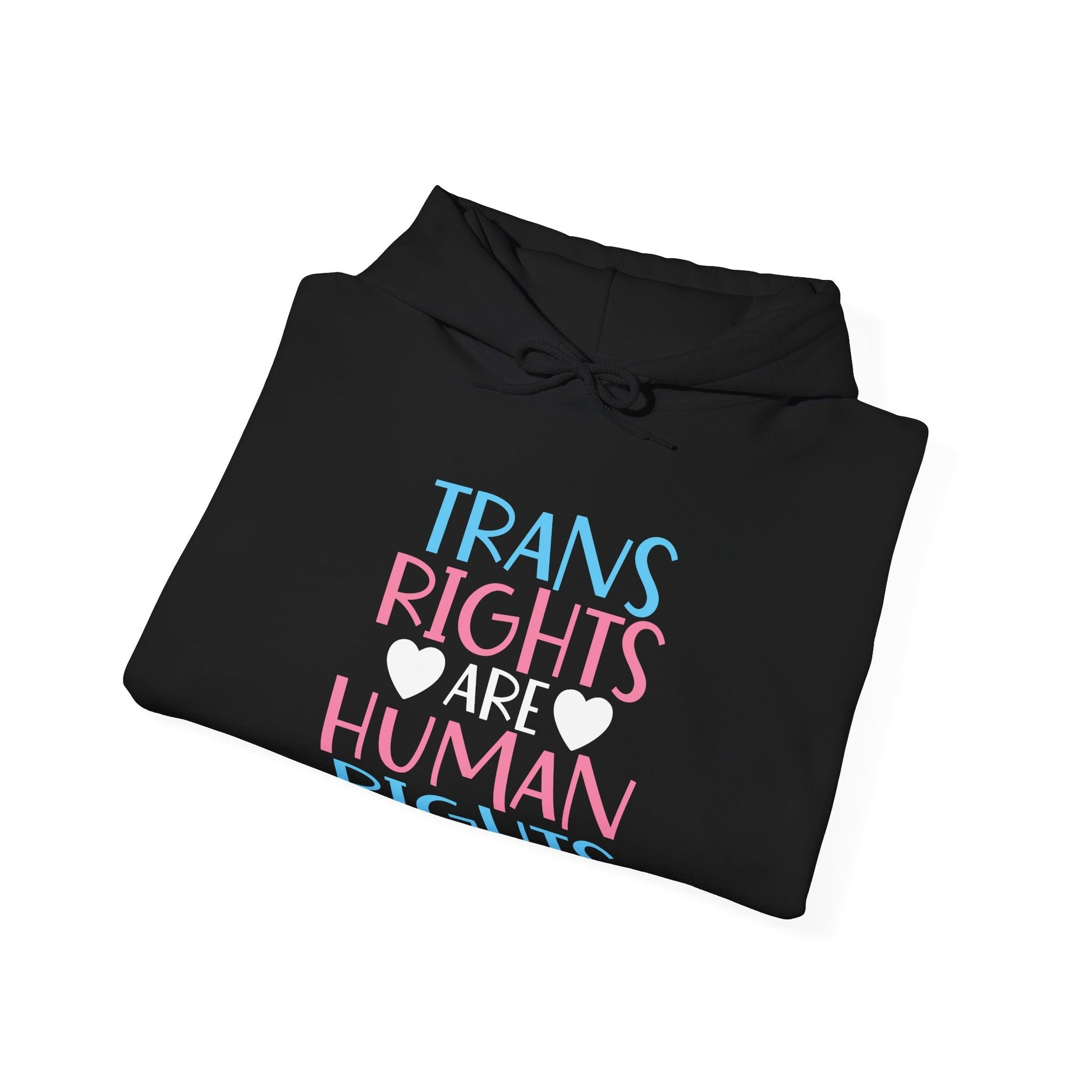 Trans Rights are Human Rights Hoodie - Hoodie - The Lucky Wombat