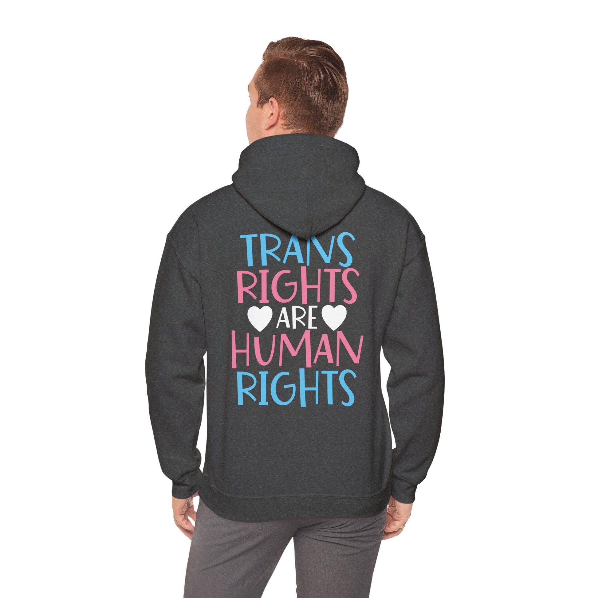 Trans Rights are Human Rights Hoodie - Hoodie - The Lucky Wombat
