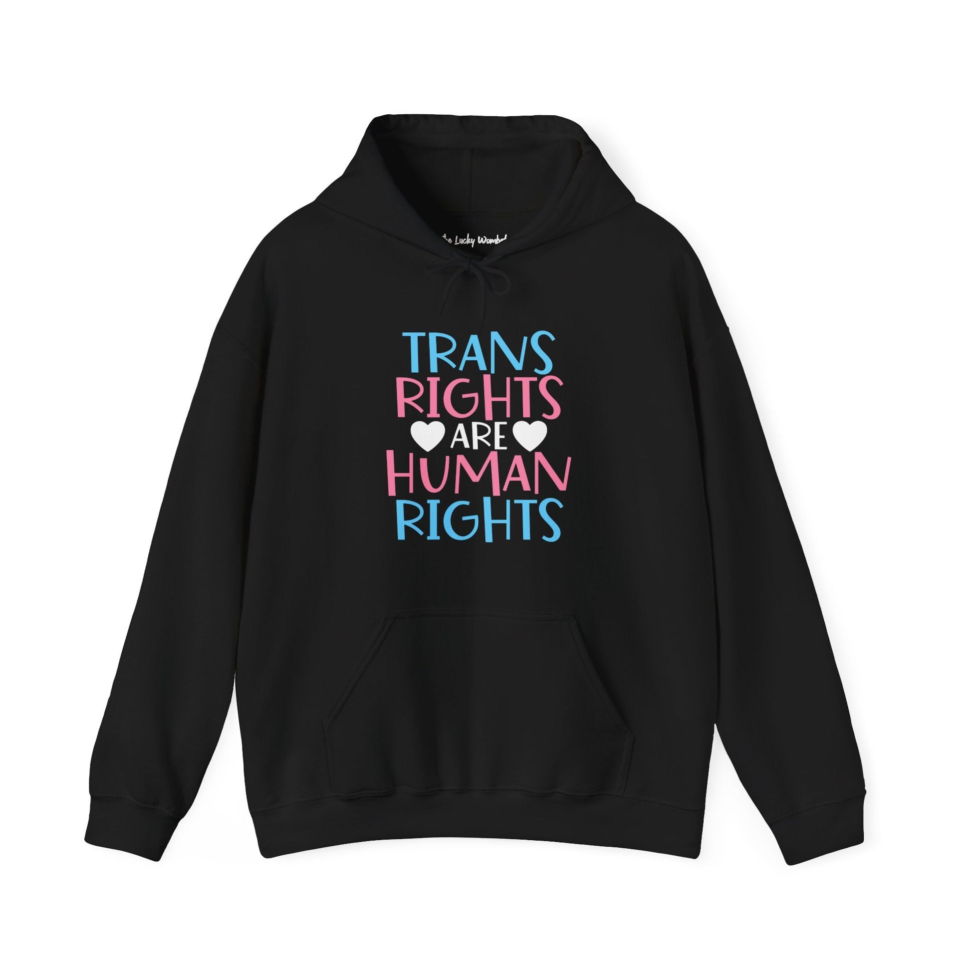 Trans Rights are Human Rights Hoodie - Hoodie - The Lucky Wombat
