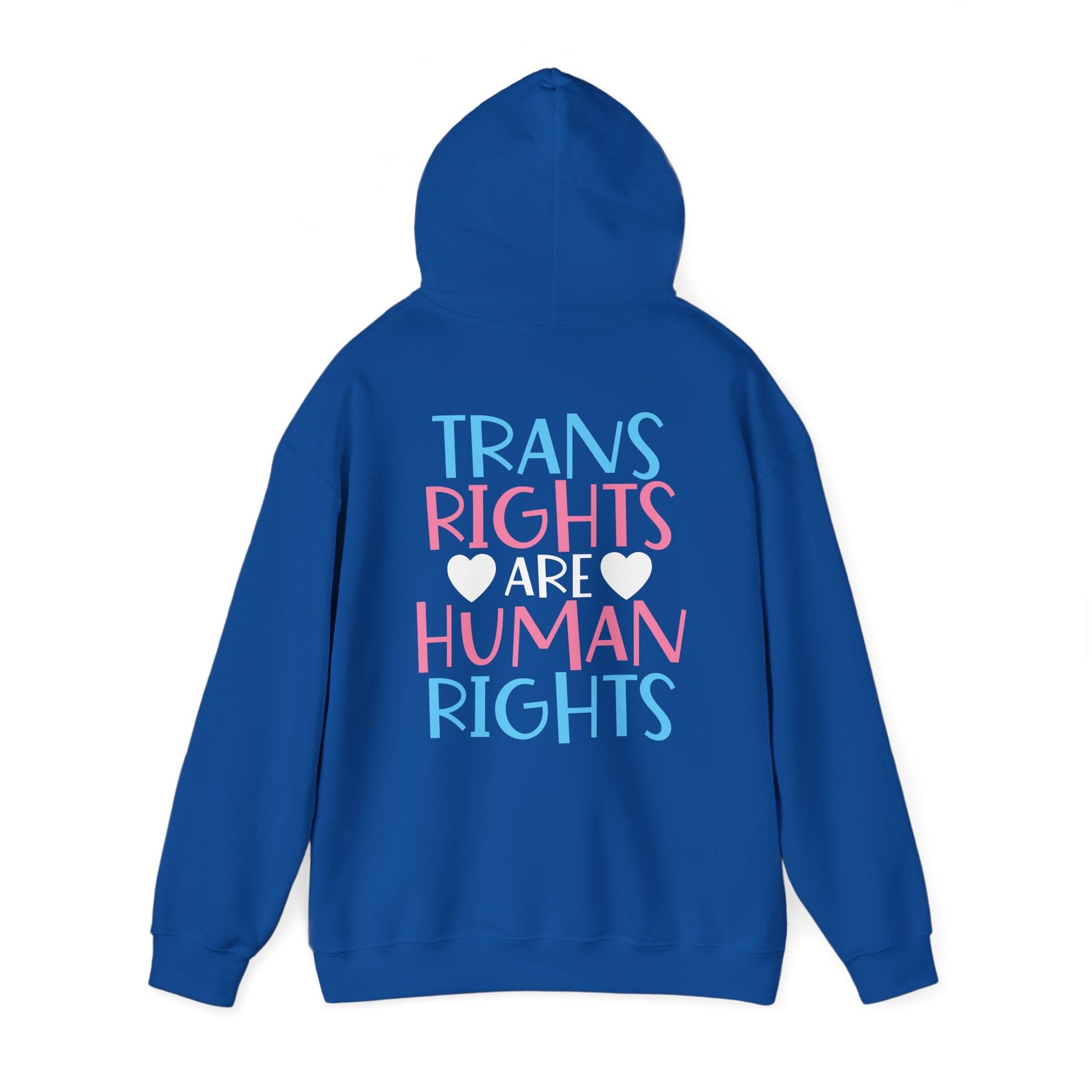 Trans Rights are Human Rights Hoodie - Hoodie - The Lucky Wombat