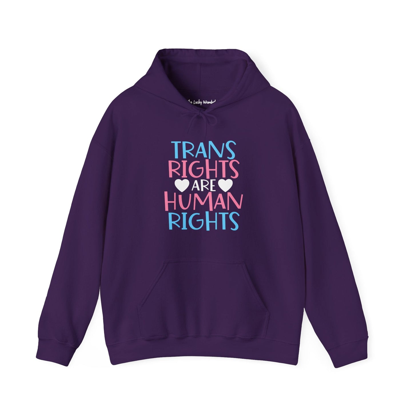 Trans Rights are Human Rights Hoodie - Hoodie - The Lucky Wombat