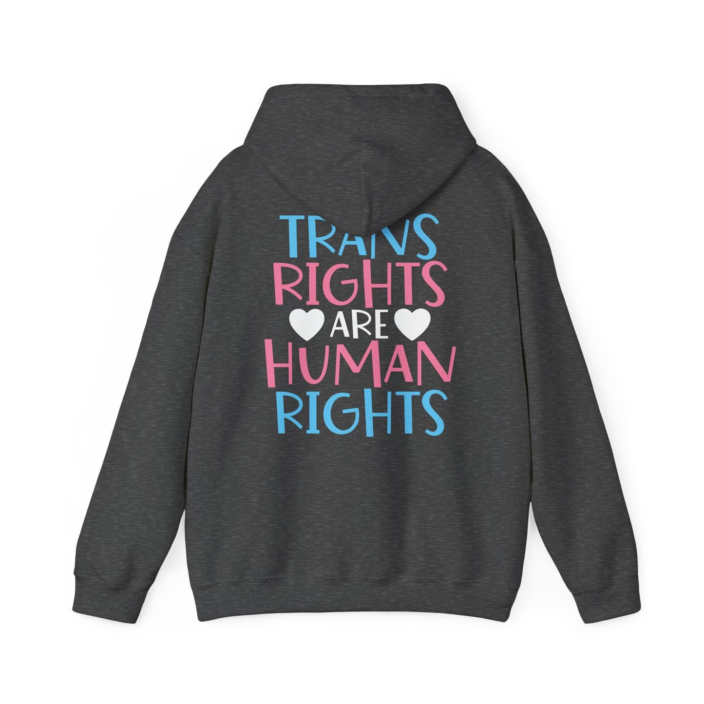 Trans Rights are Human Rights Hoodie - Hoodie - The Lucky Wombat