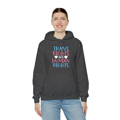 Trans Rights are Human Rights Hoodie - Hoodie - The Lucky Wombat