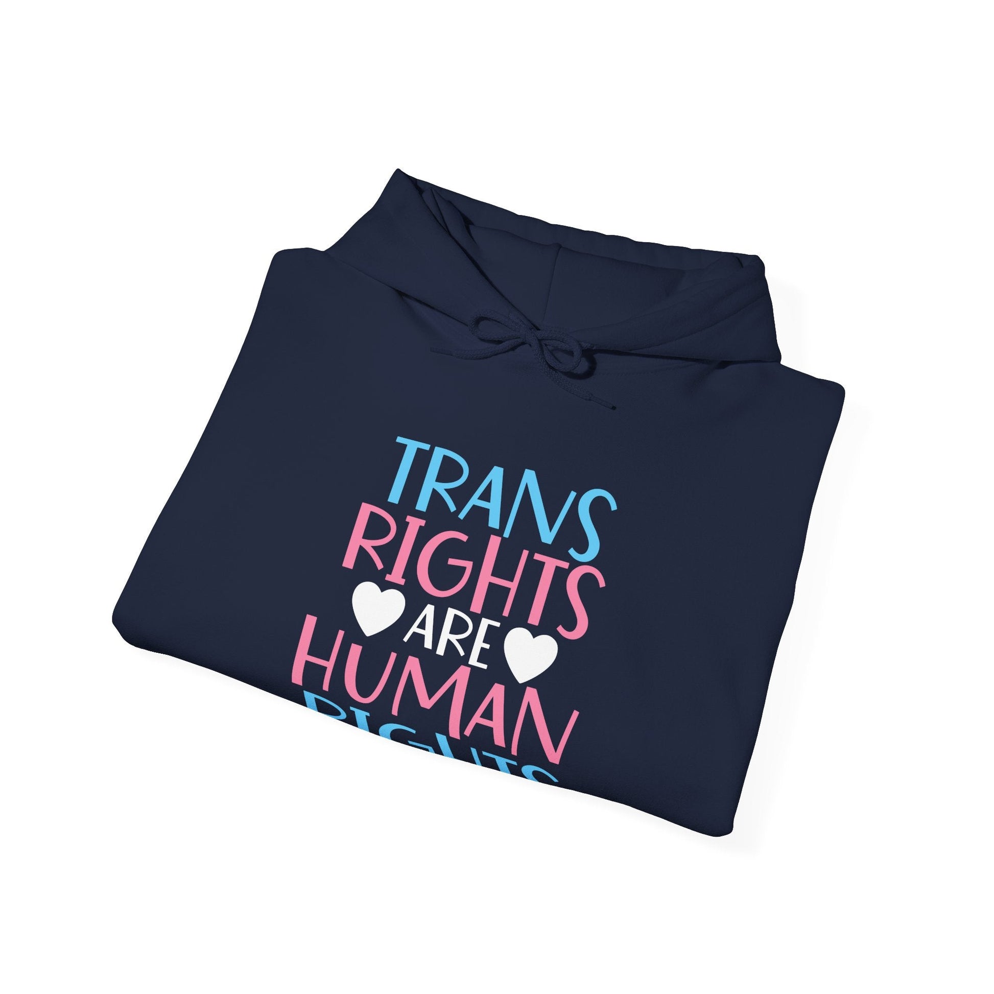 Trans Rights are Human Rights Hoodie - Hoodie - The Lucky Wombat