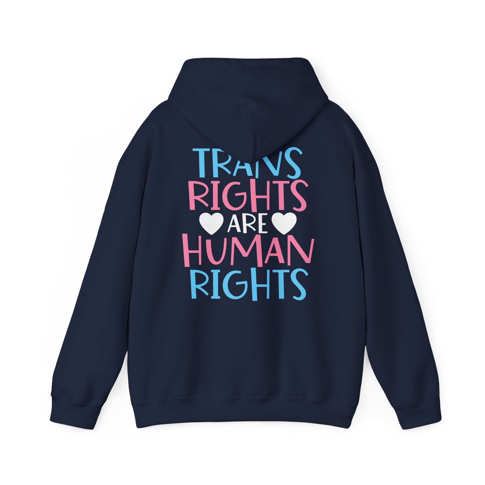 Trans Rights are Human Rights Hoodie - Hoodie - The Lucky Wombat